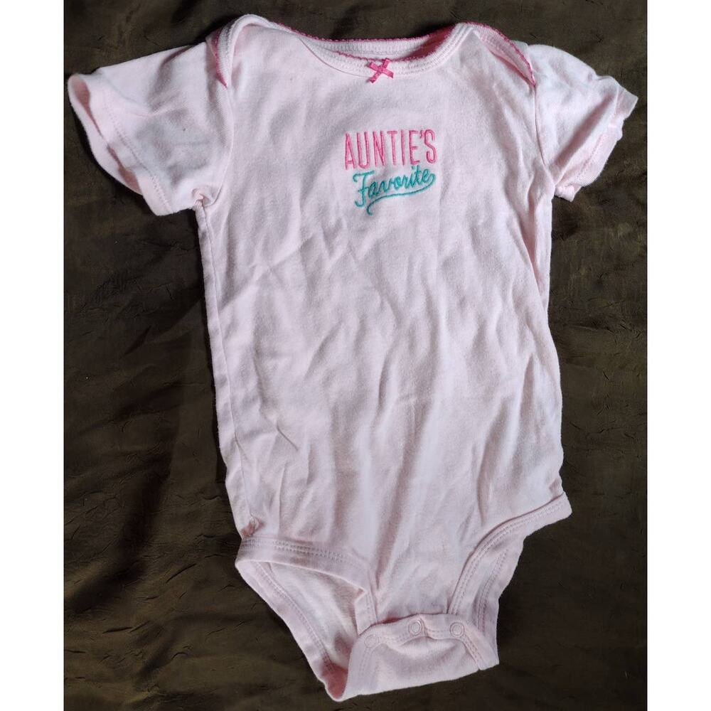 Carter's 24 Months Auntie's Favorite Pink Bodysuit